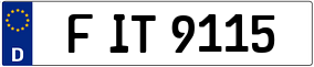 Truck License Plate